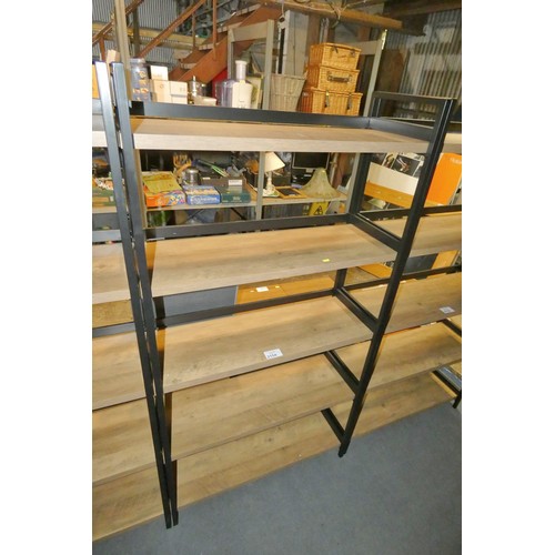 2154 - 1 x shelf unit approx 89cm w x 174cm high