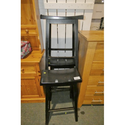 2199 - 3 x black painted stools