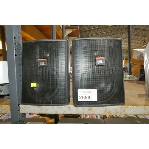 2559 - A pair of JBL wall speakers type Control 25T - trade