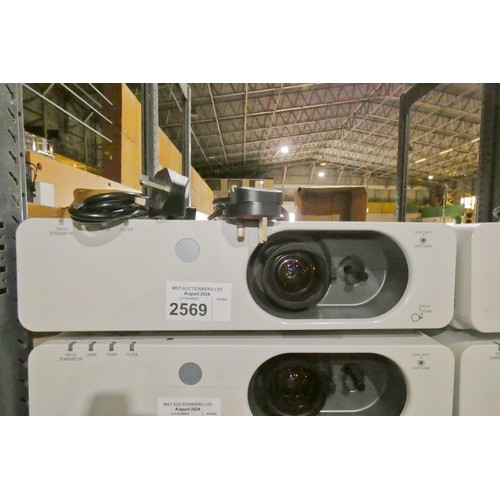 2569 - A commercial AV projector by Panasonic type FW430WXGA - trade