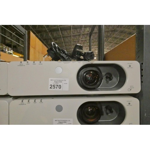 2570 - A commercial AV projector by Panasonic type FW430WXGA - trade