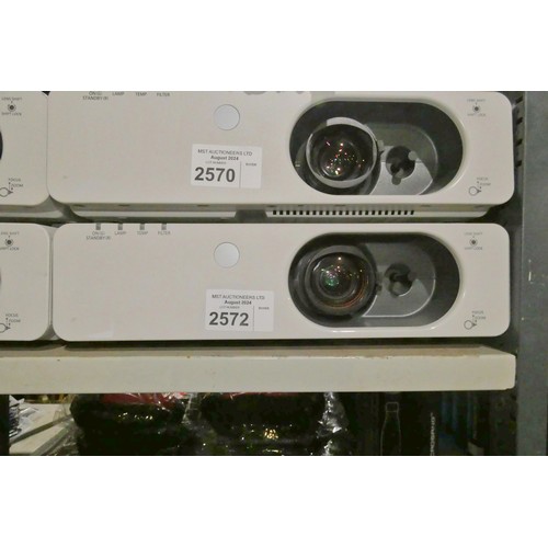 2572 - A commercial AV projector by Panasonic type FW430WXGA - trade