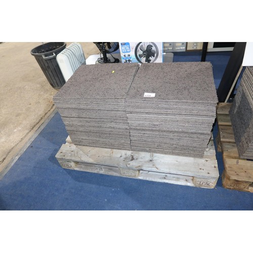 1339 - 1 x pallet containing a quantity of approx 170 x dark patterned carpet tiles each measuring approx 5... 