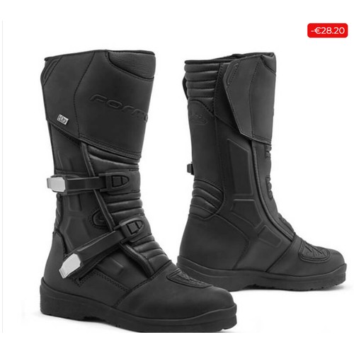 1029 - 3 x various pairs of Forma motorcycle boots all size EUR 42 comprising 1 x pair of Adventure Tourer ... 