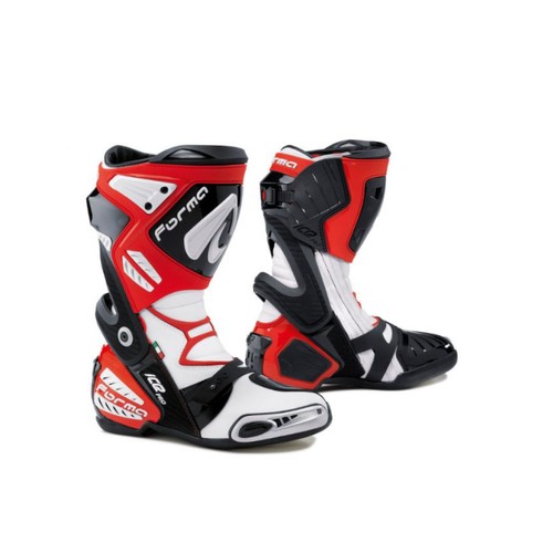 1014 - A pair of Forma Ice Pro Red motorcycle boots RRP £261 size EUR 43