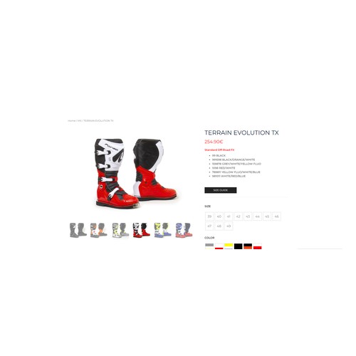 1021 - 2 x pairs of Forma motorcycle boots comprising 1 x pair of Terrain Evolution TX Red / White RRP £214... 