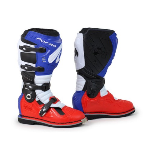 1022 - 2 x various pairs of Forma Terrain Evolution TX motorcycle boots RRP £214 each both size EUR 44