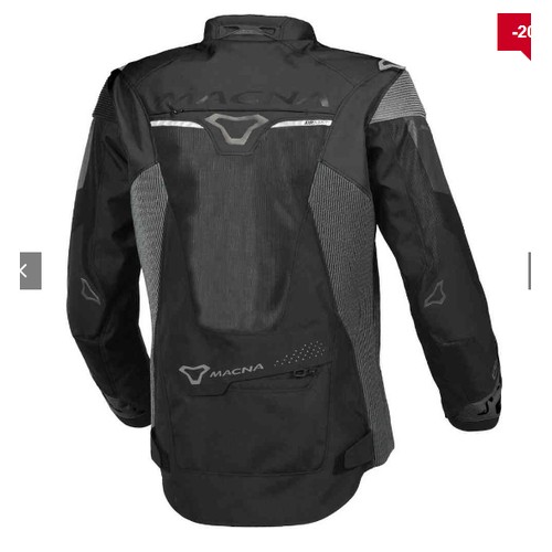 1432 - 1 x Macna Sigil motorcycle jacket size L UK 42 RRP £155 - Grey / Black