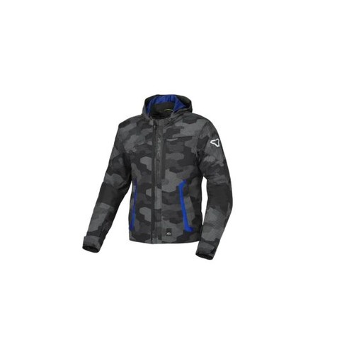 1462 - 1 x Macna Riggor motorcycle jacket size L UK 42 RRP £140 - black / blue