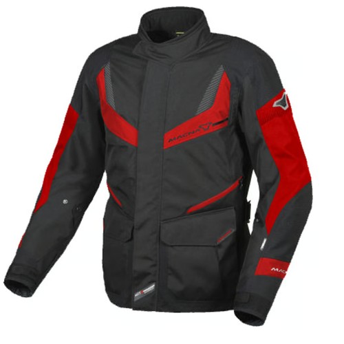 1494 - 1 x Macna Rancher motorcycle jacket size L UK 42 RRP £115 - Black / Red