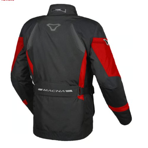 1494 - 1 x Macna Rancher motorcycle jacket size L UK 42 RRP £115 - Black / Red