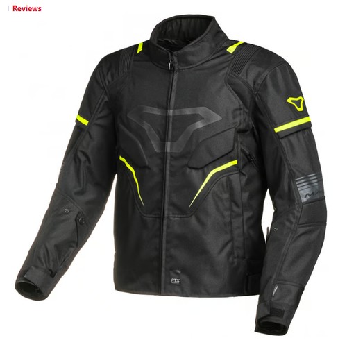 1495 - 1 x Macna Adept motorcycle jacket size L UK 42 RRP £125 - black / grey / fluo