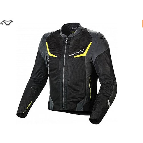 1496 - 1 x Macna Orcano motorcycle jacket size L UK 42 RRP £90 - night eye black