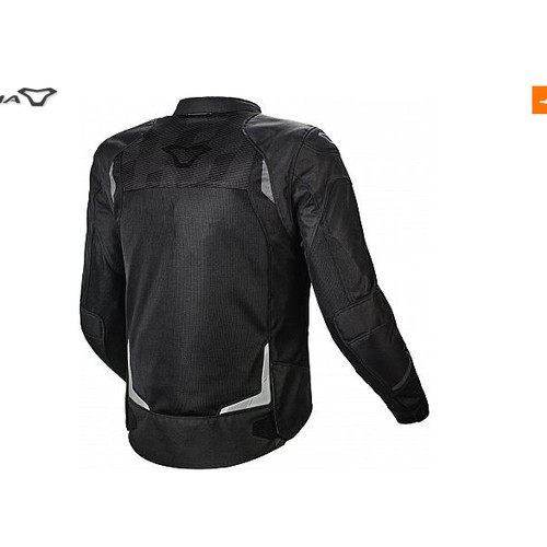 1496 - 1 x Macna Orcano motorcycle jacket size L UK 42 RRP £90 - night eye black