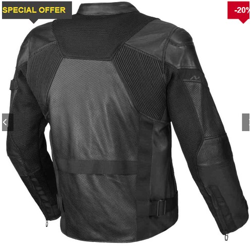 1506 - 1 x Macna Olsan motorcycle jacket size L UK 42 RRP £170 - Black