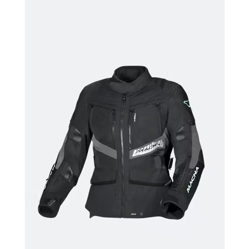 1515 - 1 x Macna Domane womens motorcycle jacket size L UK 12 RRP £250 - Black