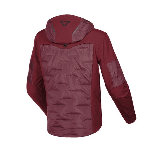 1518 - 1 x Macna Cocoon womens motorcycle jacket size L UK 12 RRP £140 - bordeaux