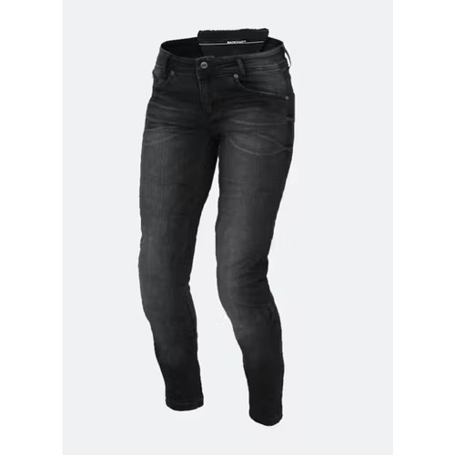 1539 - 1 x pair of Macna Jenny Pro womens motorcycle jeans reinforced with Aramid fibre size UK 28 inch wai... 