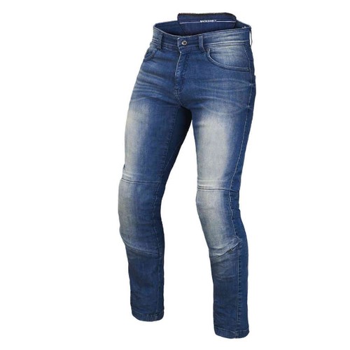 1544 - 1 x pair of Macna Stone Pro motorcycle jeans reinforced with Aramid fibre size UK 32 inch waist RRP ... 