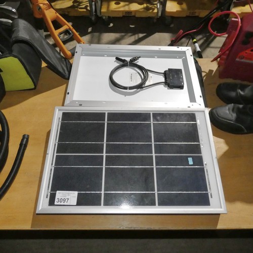 3097 - 2 x small 20w solar panels