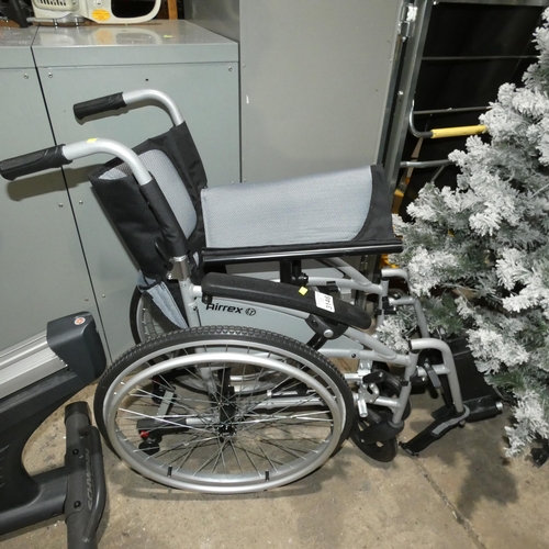 3146 - 1 x IGO Airrex folding wheel chair