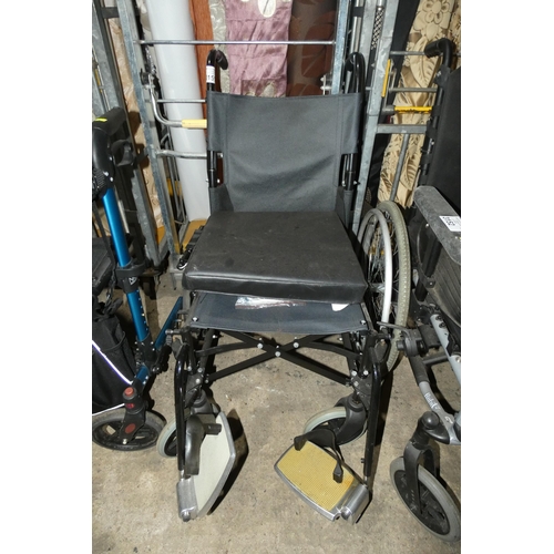 3151 - 1 x Invacare folding wheelchair