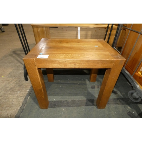 3312 - 1 x Oak coffee table approx 62 x 44cm