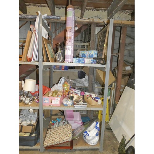 3206 - A quantity of various items including x VAX steam mop 240v, 1 home pole dancing pole, ornaments, a p... 