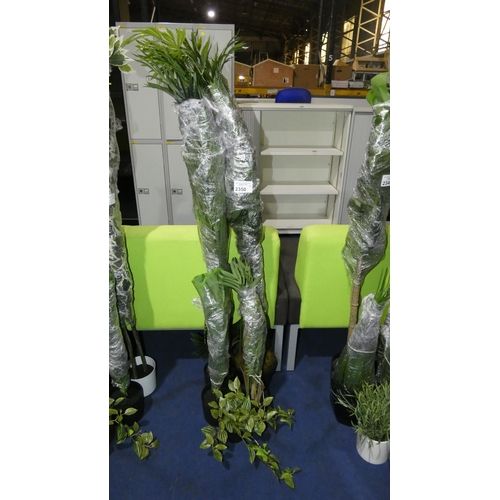 2350 - 5 x various artificial plants. Not practical to list in detail so please view or see photographs