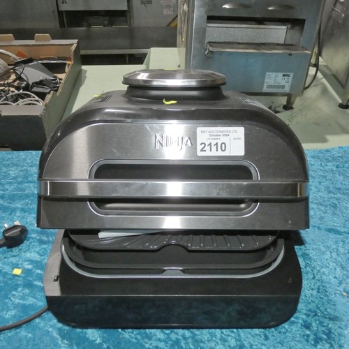 2110 - A Ninja Foodi Max Health grill and air fryer type AG551UK - trade