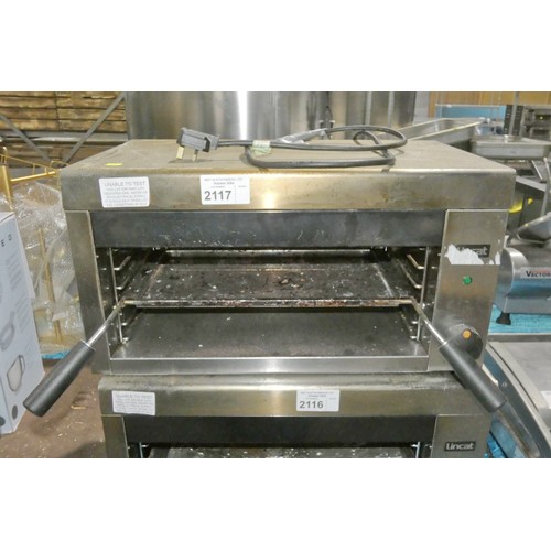 2117 - A commercial stainless steel steakhouse grill by Lincat 240v - trade