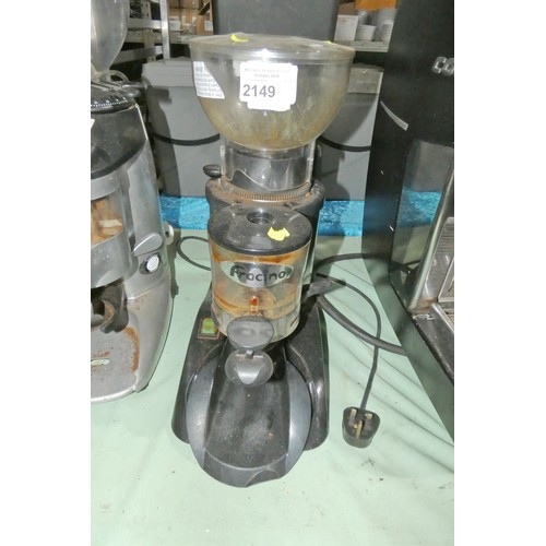 2149 - Withdrawn - A commercial coffee grinder by Fracino - trade