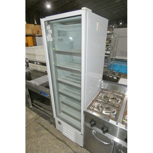 2220 - A tall commercial display fridge by Lowe type G4 -  trade  Tested  Working