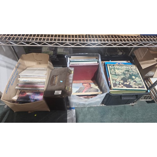 3364 - A quantity of various vinyl records. Not practical to list in detail so please view or see photograp... 