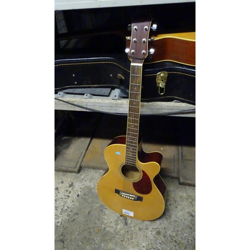 3469 - A 6 string electric acoustic guitar by Freshman type Renegade RENOOCNAT, No case