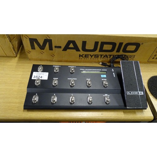 3524 - A guitar effects pedal unit by Line 6 type FBV Shortboard MKIi, comes with a USB cable - trade