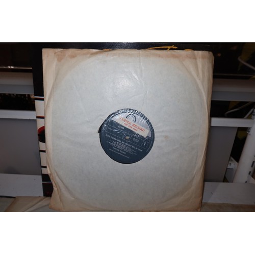 3431 - 10 x various 33rpm records, stickered sample records or demonstration copy