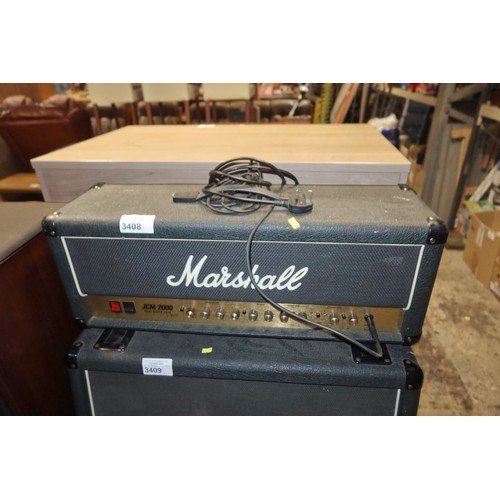 3408 - A vintage Marshall amplifier type JCM-2000 dual super lead - trade