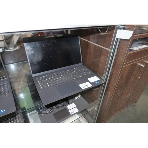 3479 - A Dell laptop with an 11th generation i5 2.4ghz processor, 8gb ram, 256gb SSD running Windows 10, un... 