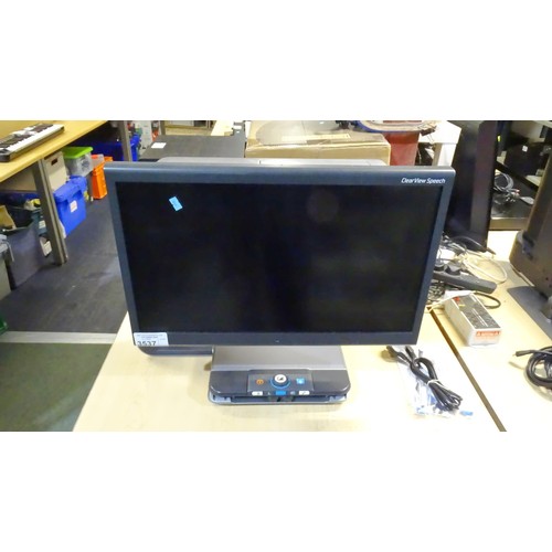 3537 - A 24 inch clear view speech by Optelec - trade. TESTED WORKING