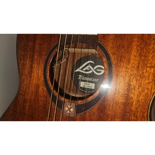 3419 - An electric acoustic guitar by Lagg type Tramontane T90pe