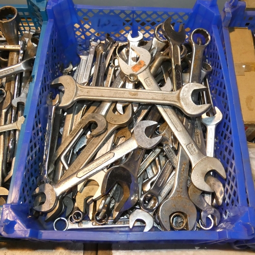 5094 - 1 box containing a quantity of various spanners