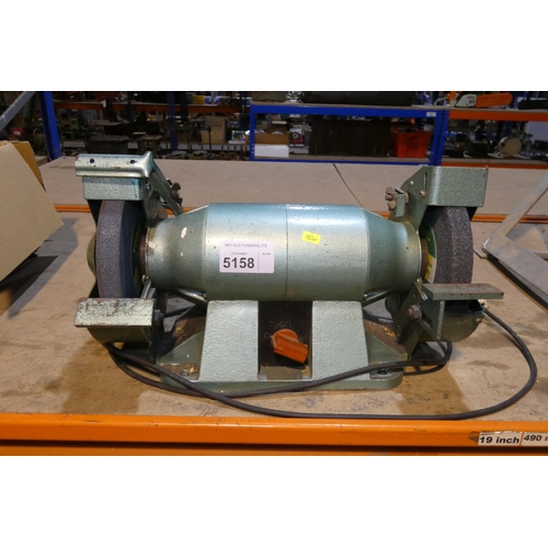 5158 - 1 x VEM double wheel bench grinder 240v