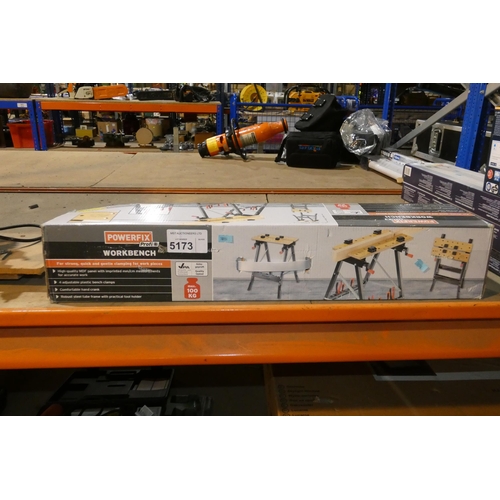 5173 - 1 x Powerfix Profi folding work bench