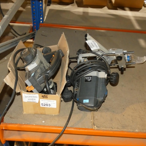 5203 - 1 x Elu power plane and 1 x Elu router - both items are 240v