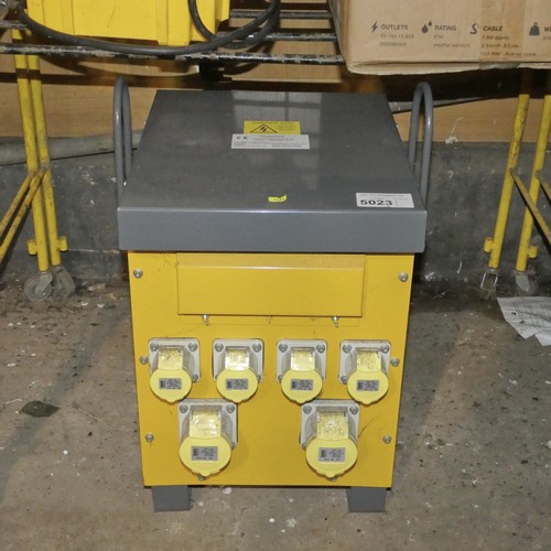 5023 - 1 x Birchwood 10 kva site transformer 110v