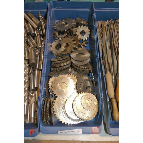 5081 - 1 box containing a quantity of various milling cutters - Details as per the photograph