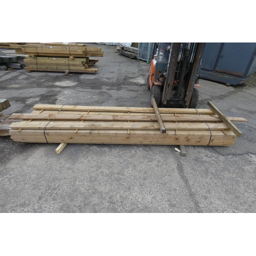 6165 - 35 + lengths timber comprising of 15cm x 4.5cm x 360cm long - Bottom stack