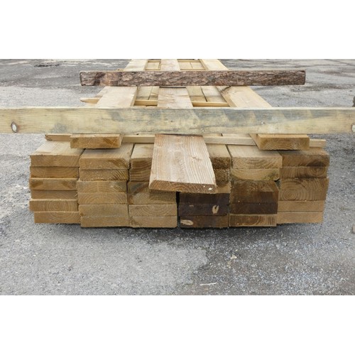 6165 - 35 + lengths timber comprising of 15cm x 4.5cm x 360cm long - Bottom stack