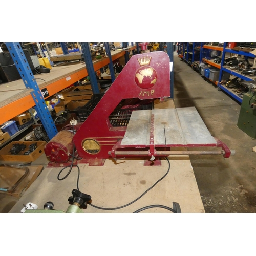 5387 - 1 x Coronet Imp bench top band saw 240v